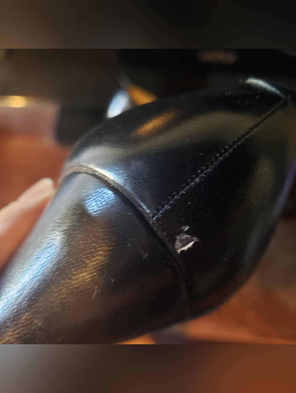Vintage Francisco Gonzalez Black Leather Mary Jane Heels Sz 9 Made in Spain - Picture 4 of 6